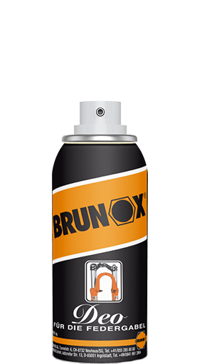 BRUNOX Deo, spray care lubrifiază și protejează furcile telescopice