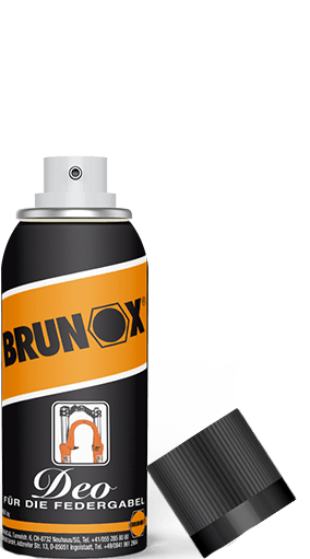 BRUNOX Deo, spray care lubrifiază și protejează furcile telescopice