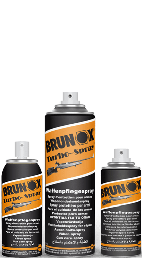 Gama soluții Brunox Gun Care, spray multifuncțional, special dezvoltat pentru arme de foc