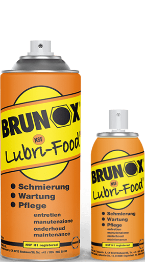 Gama Brunox Lubri-Food, soluție și spray multifuncțional, anticoroziv